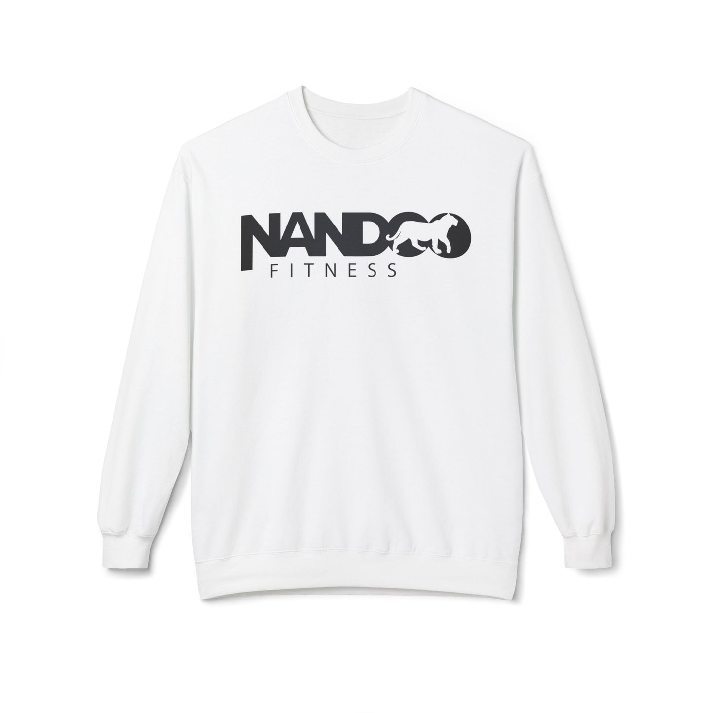 Nandoofitness UNISEX Fleece Crewneck Sweatshirt for Active Lifestyle