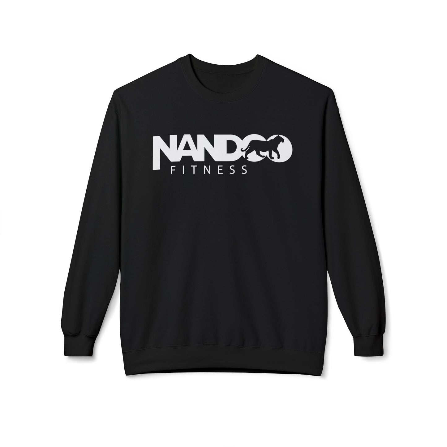 Nandoofitness UNISEX Fleece Crewneck Sweatshirt for Active Lifestyle
