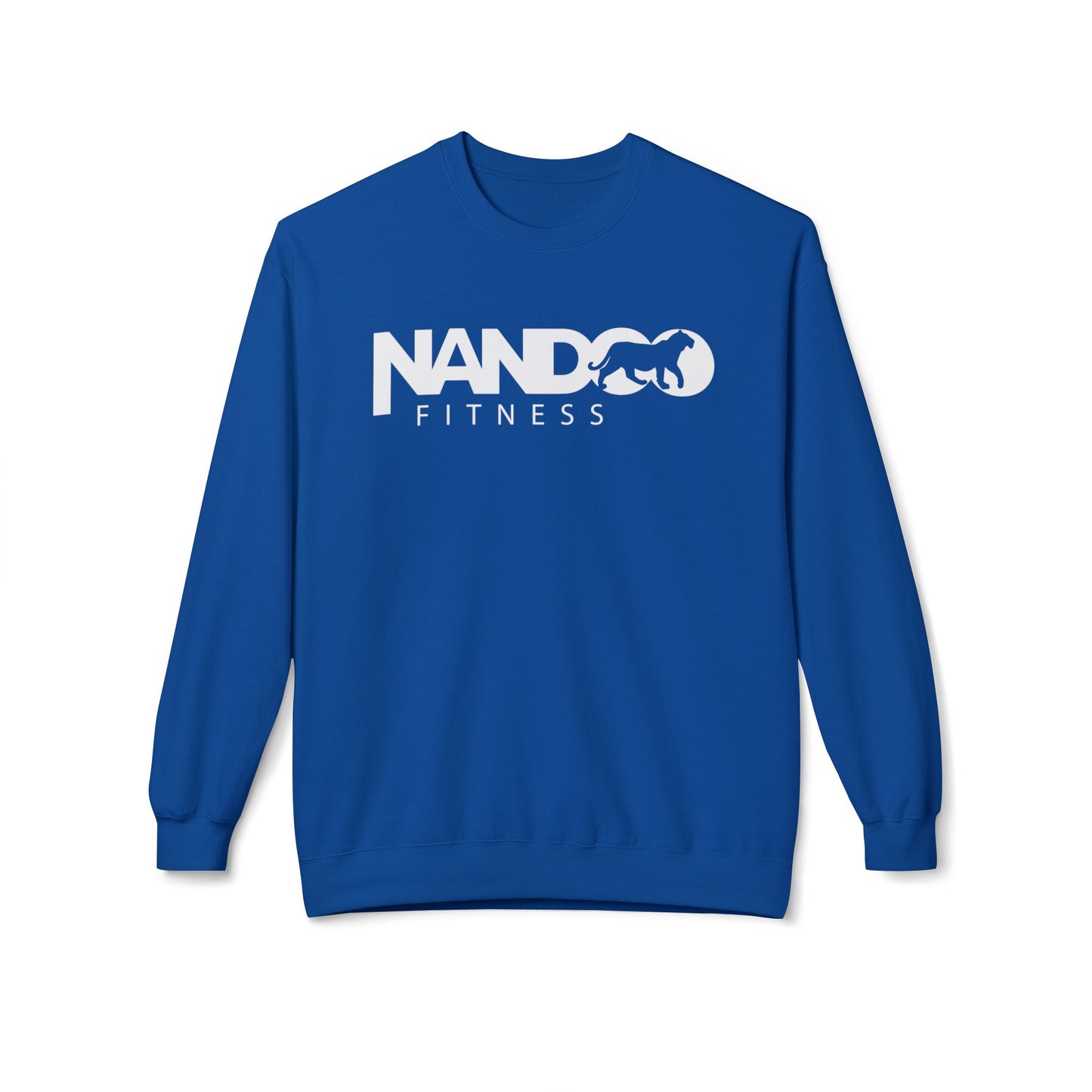 Nandoofitness UNISEX Fleece Crewneck Sweatshirt for Active Lifestyle