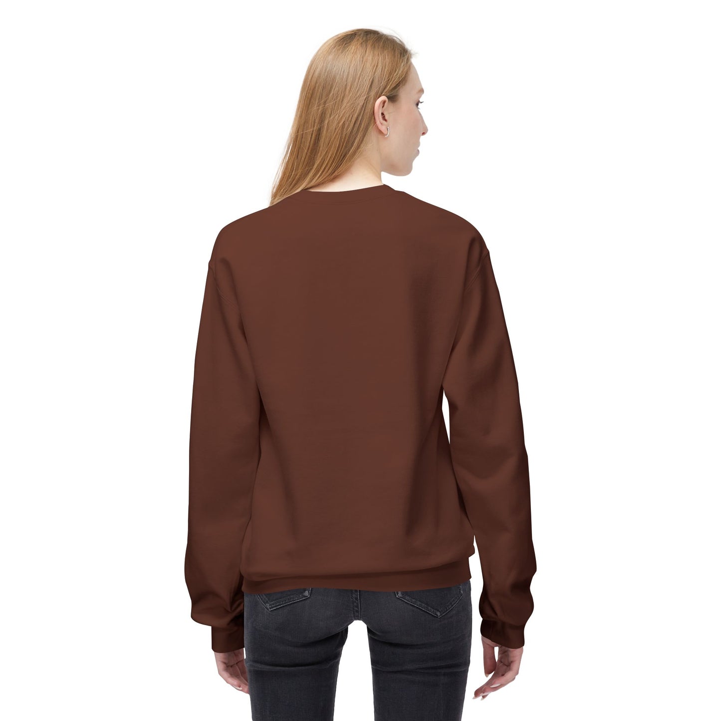 Nandoofitness UNISEX Fleece Crewneck Sweatshirt for Active Lifestyle