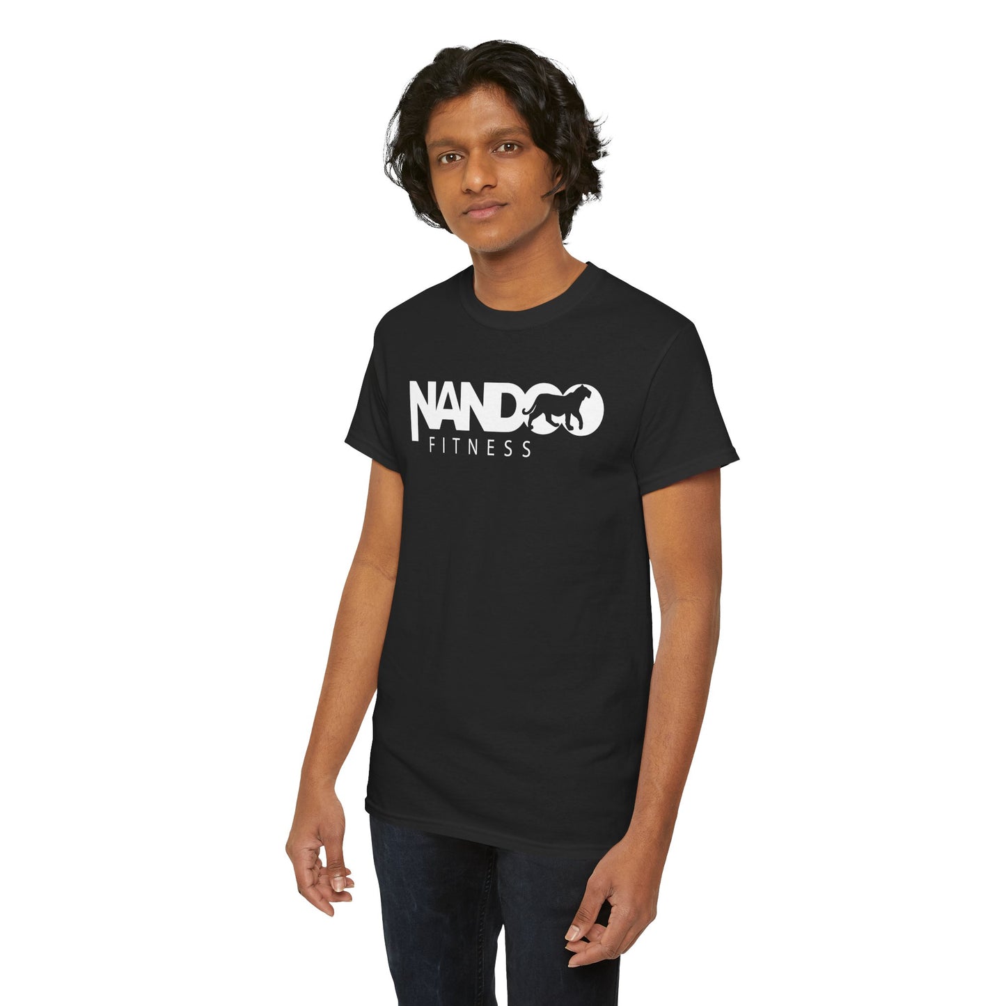 Unisex Heavy Cotton Nandoo Fitness Workout Tee-Shirt