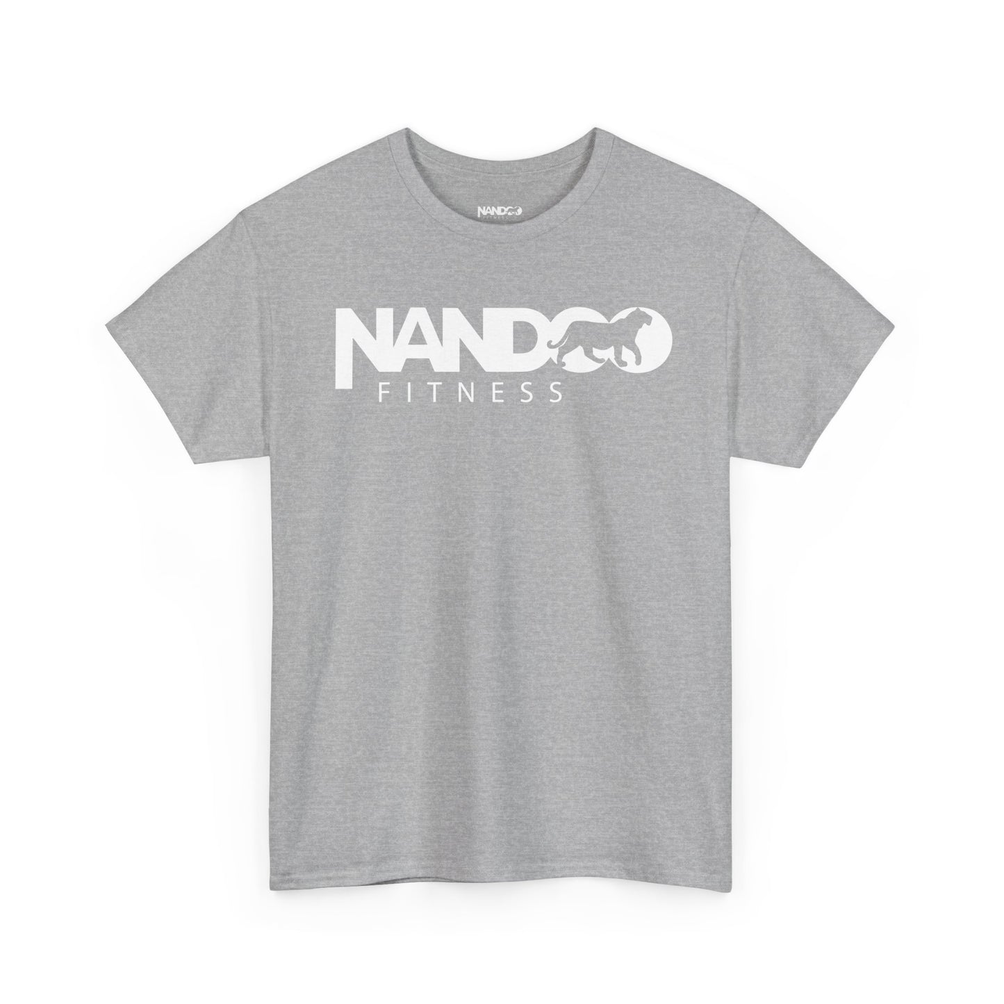 Unisex Heavy Cotton Nandoo Fitness Workout Tee-Shirt
