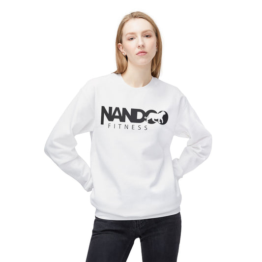 Nandoofitness UNISEX Fleece Crewneck Sweatshirt for Active Lifestyle