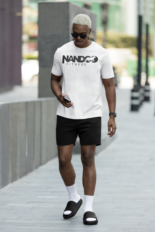 Unisex Heavy Cotton Nandoo Fitness Workout Tee-Shirt